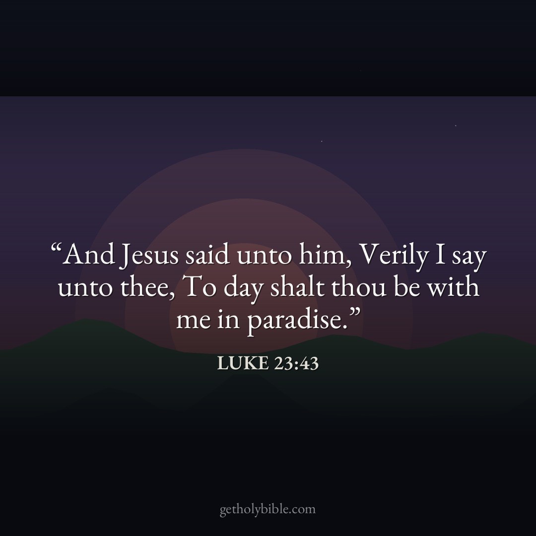 Verse of the Day — Luke 23:43