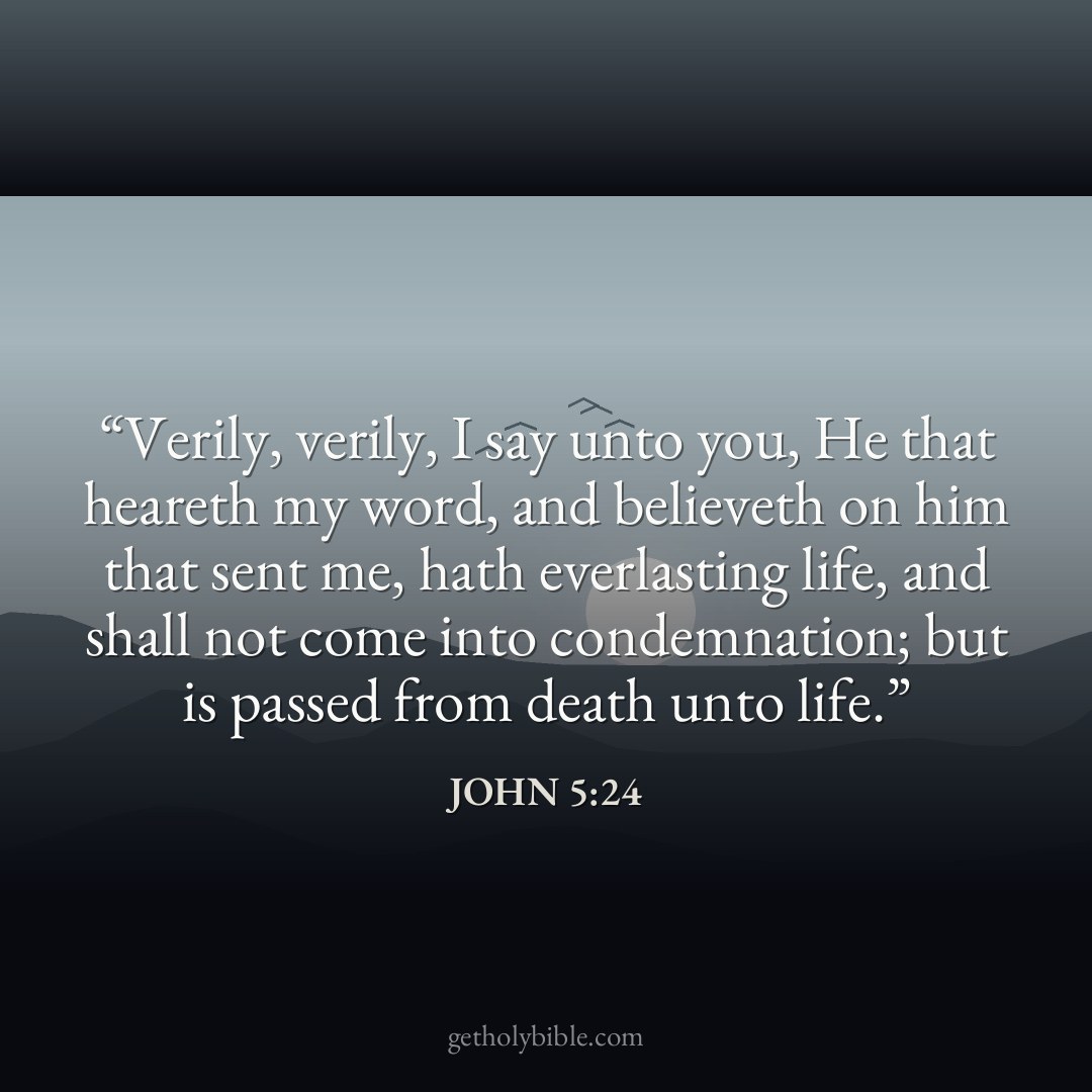 Verse of the Day — John 5:24
