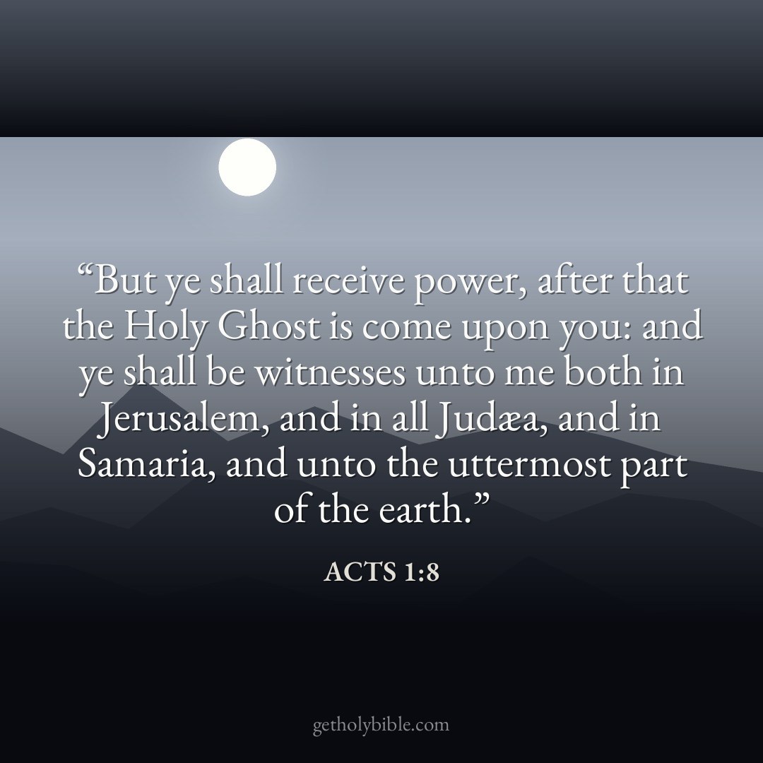 Verse of the Day — Acts 1:8