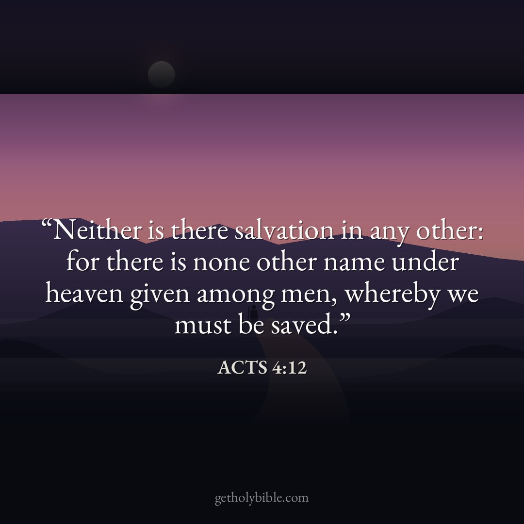 Verse of the Day — Acts 4:12