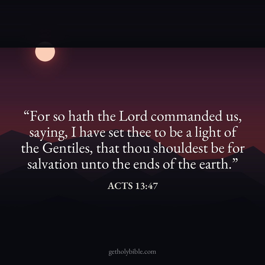 Verse of the Day — Acts 13:47