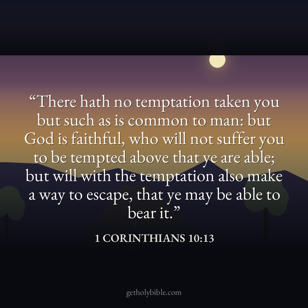 Verse of the Day — 1 Corinthians 10:13