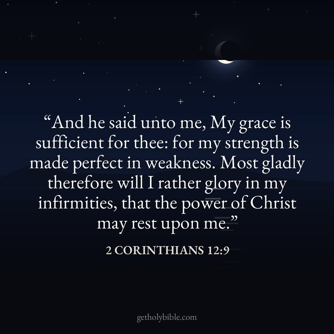 Verse of the Day — 2 Corinthians 12:9