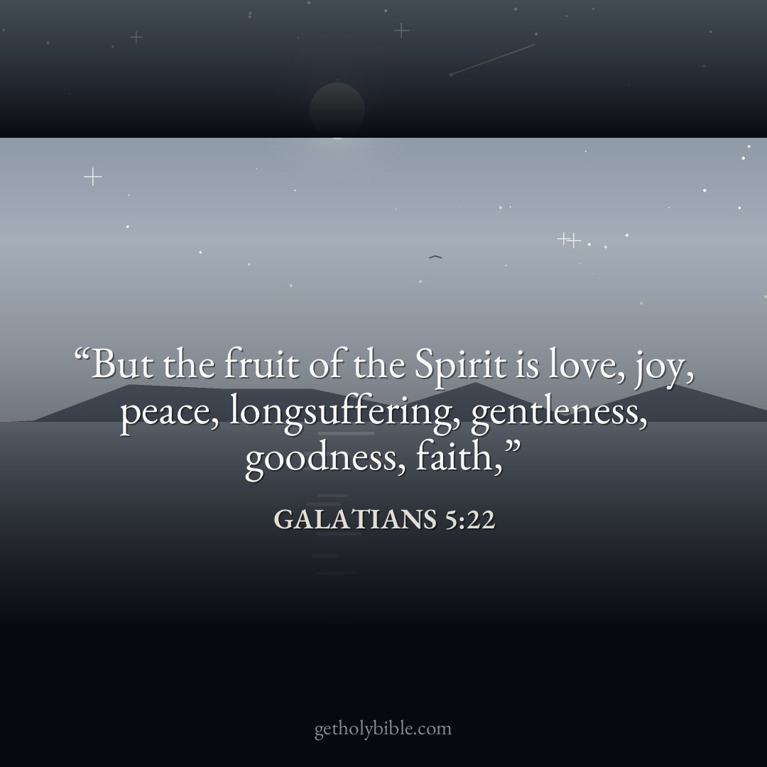 Verse of the Day — Galatians 5:22