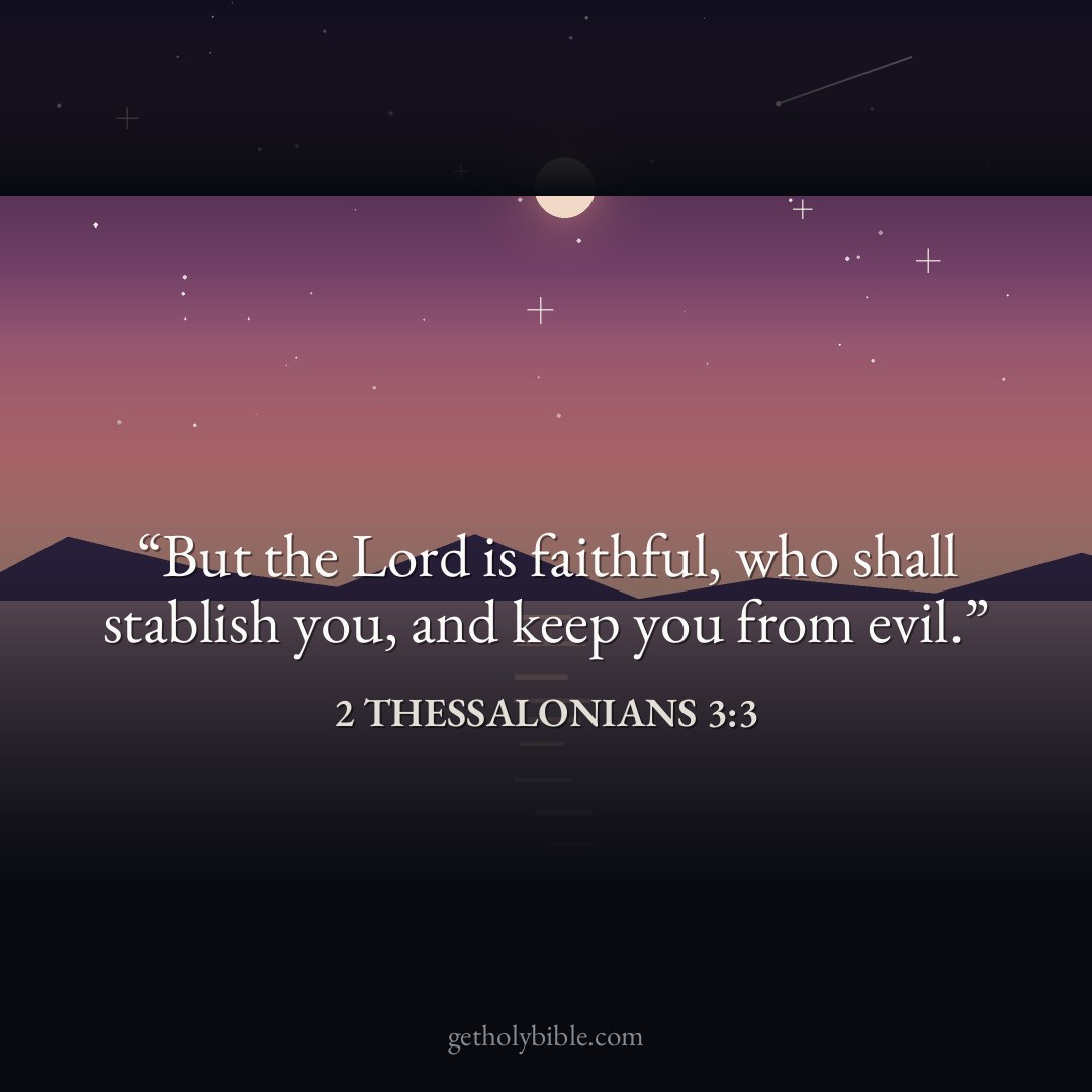 Verse of the Day — 2 Thessalonians 3:3