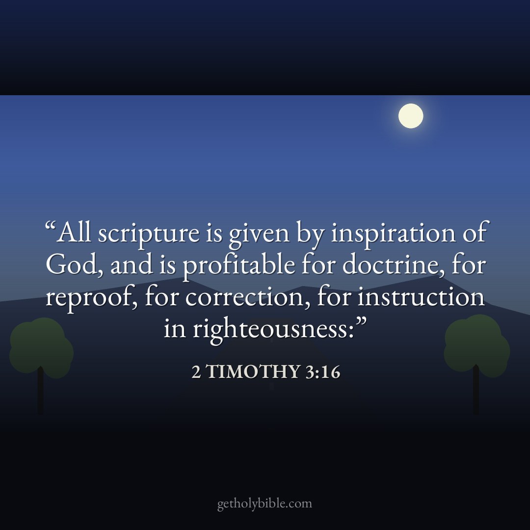 Verse of the Day — 2 Timothy 3:16