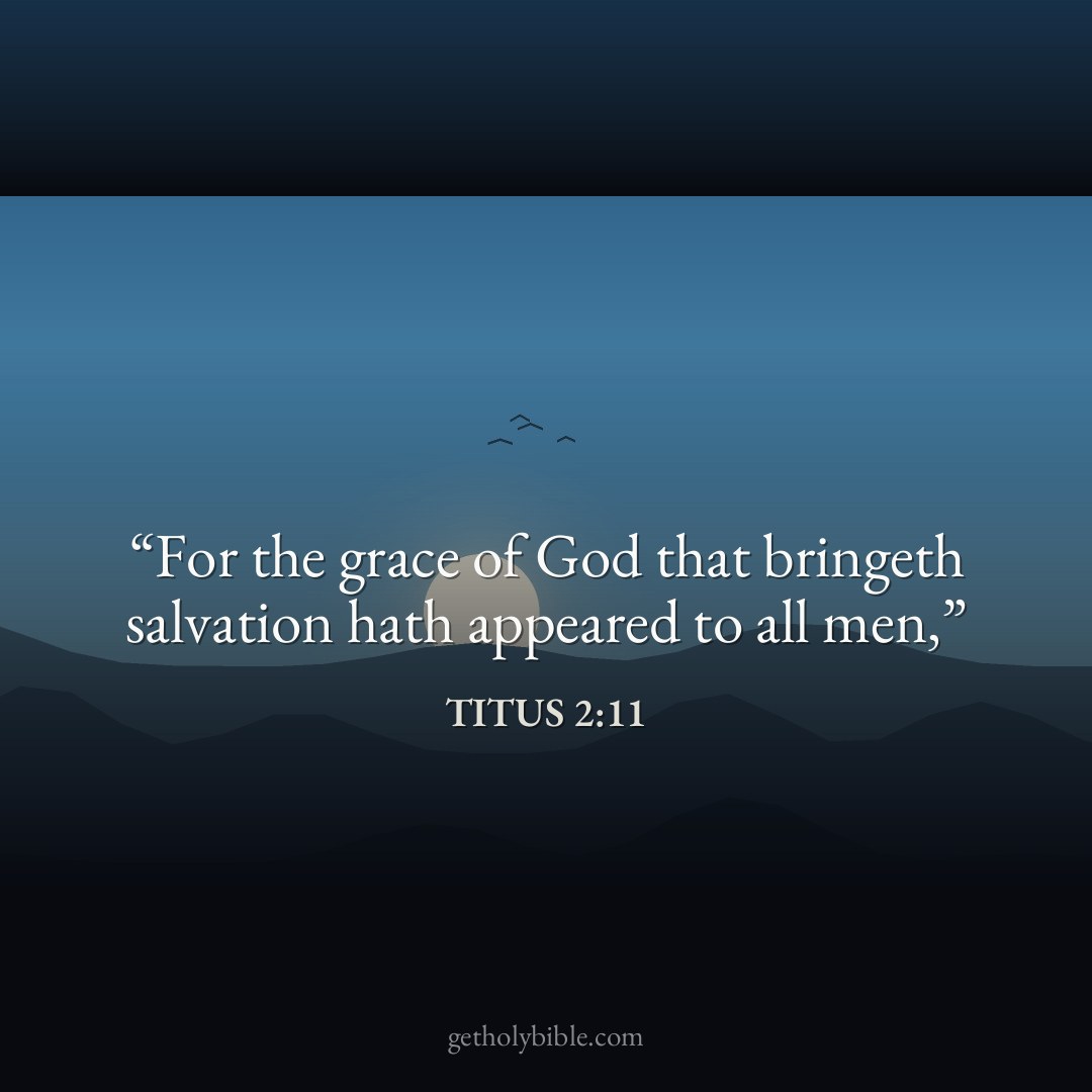 Verse of the Day — Titus 2:11