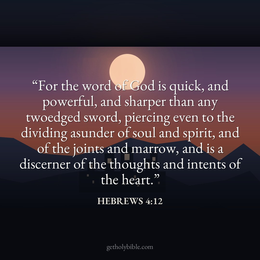 Verse of the Day — Hebrews 4:12