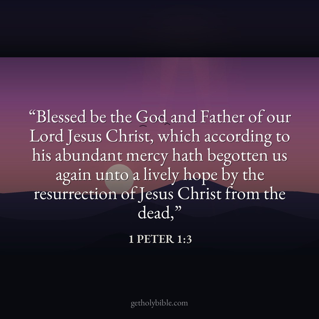 Verse of the Day — 1 Peter 1:3