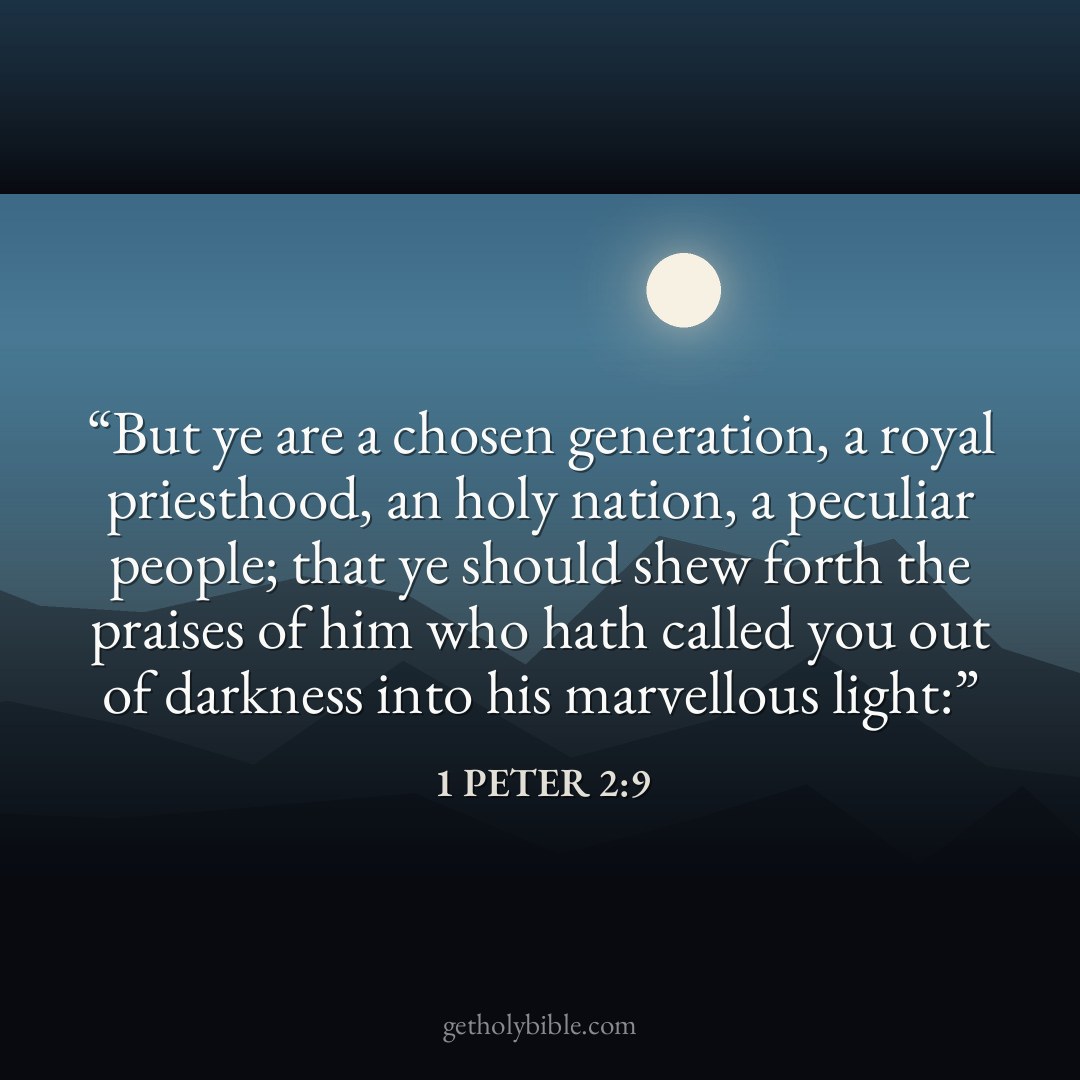 Verse of the Day — 1 Peter 2:9