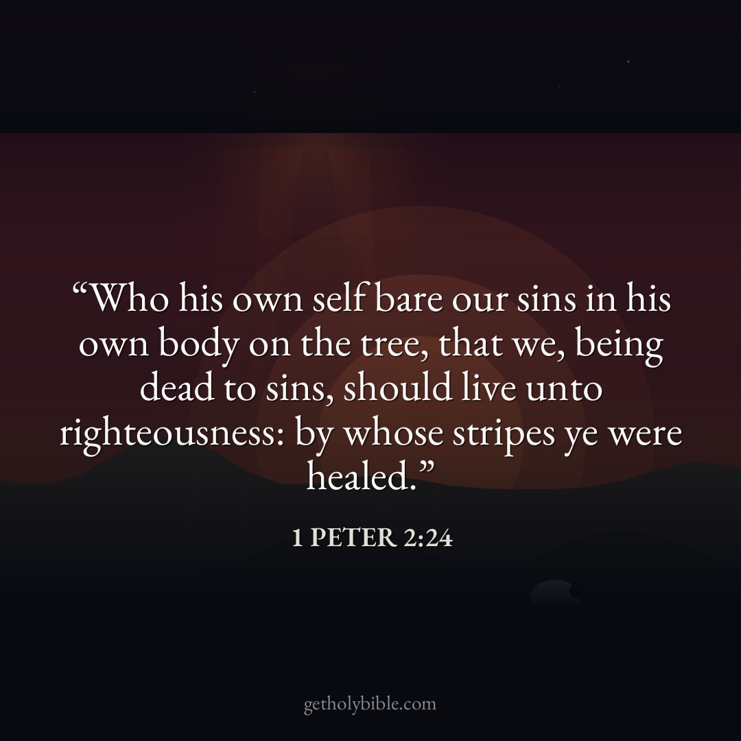 Verse of the Day — 1 Peter 2:24