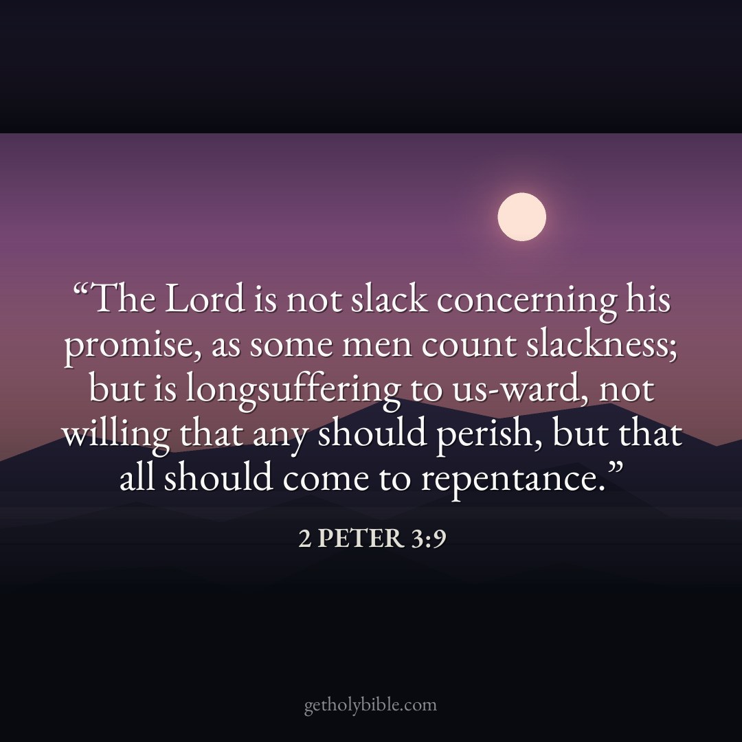 Verse of the Day — 2 Peter 3:9