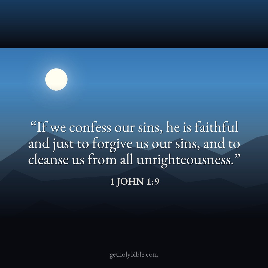 Verse of the Day — 1 John 1:9