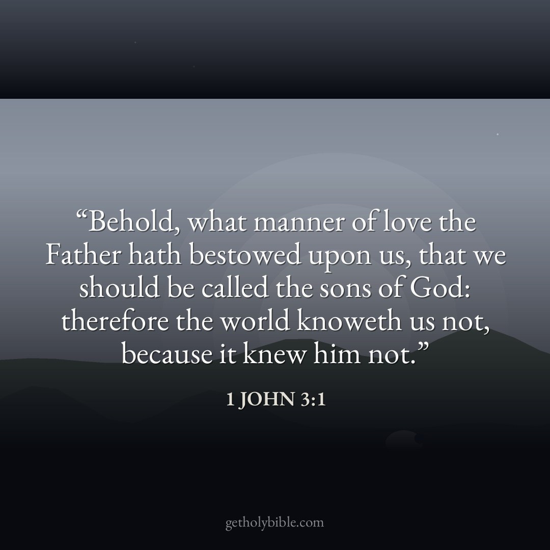 Verse of the Day — 1 John 3:1