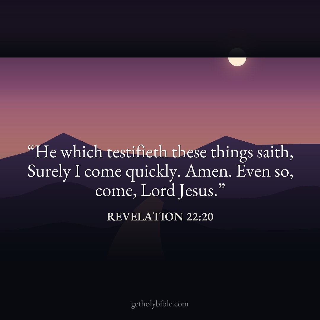 Verse of the Day — Revelation 22:20