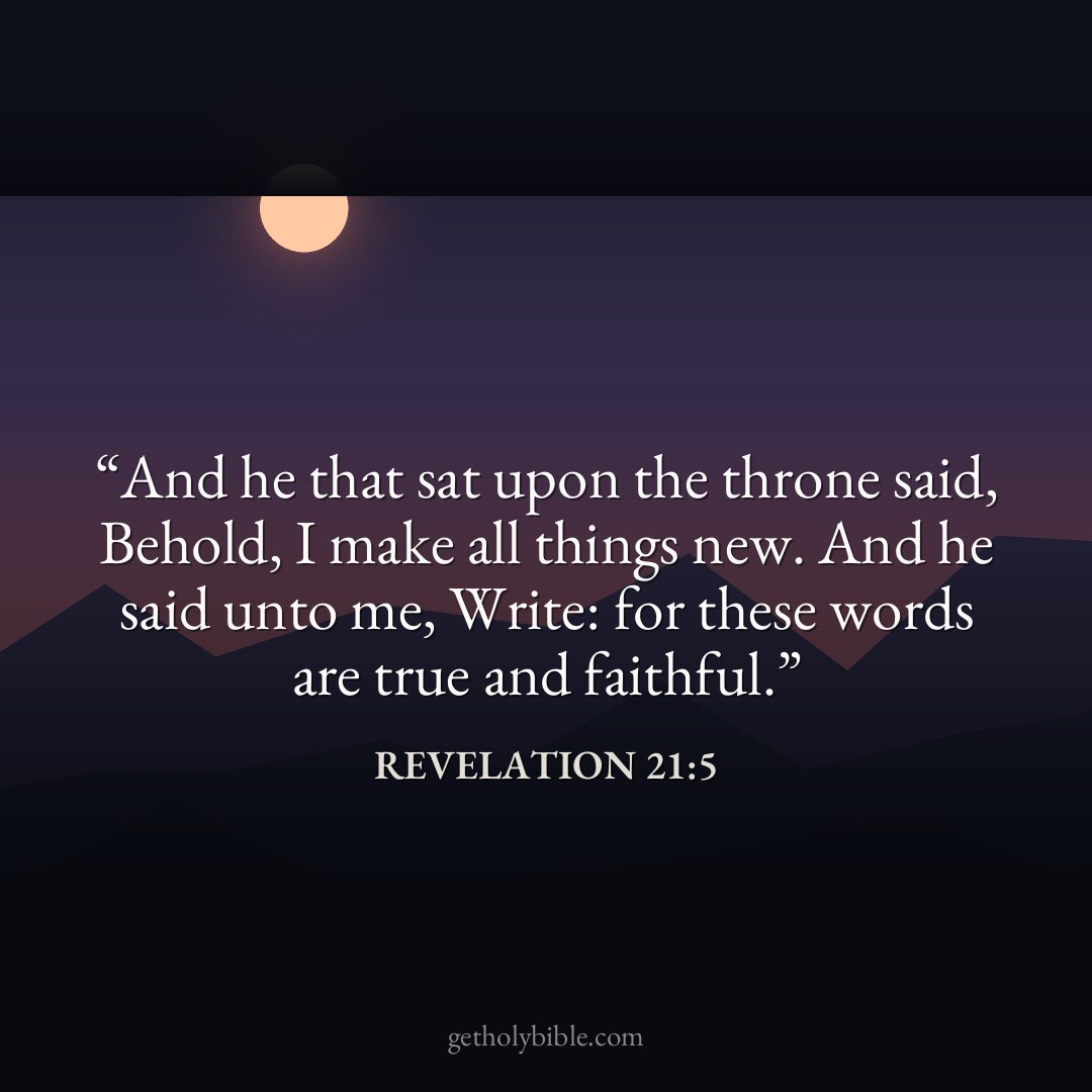 Verse of the Day — Revelation 21:5