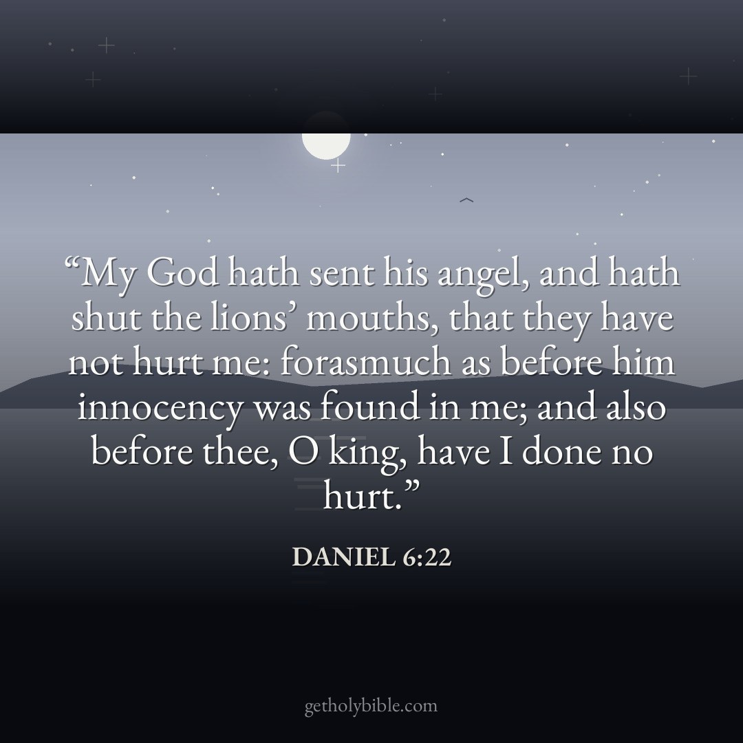 Verse of the Day — Daniel 6:22
