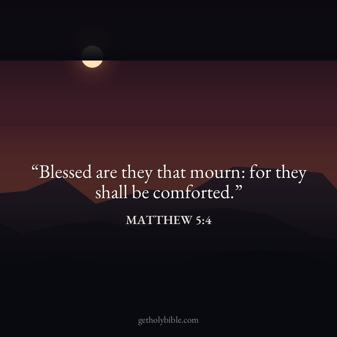 Verse of the Day — Matthew 5:4