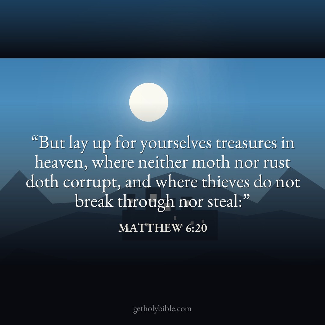 Verse of the Day — Matthew 6:20