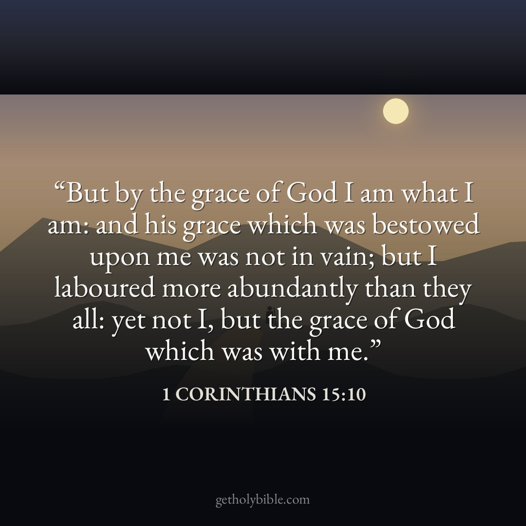 Verse of the Day — 1 Corinthians 15:10