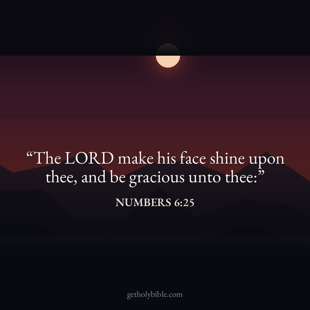 Verse of the Day — Numbers 6:25
