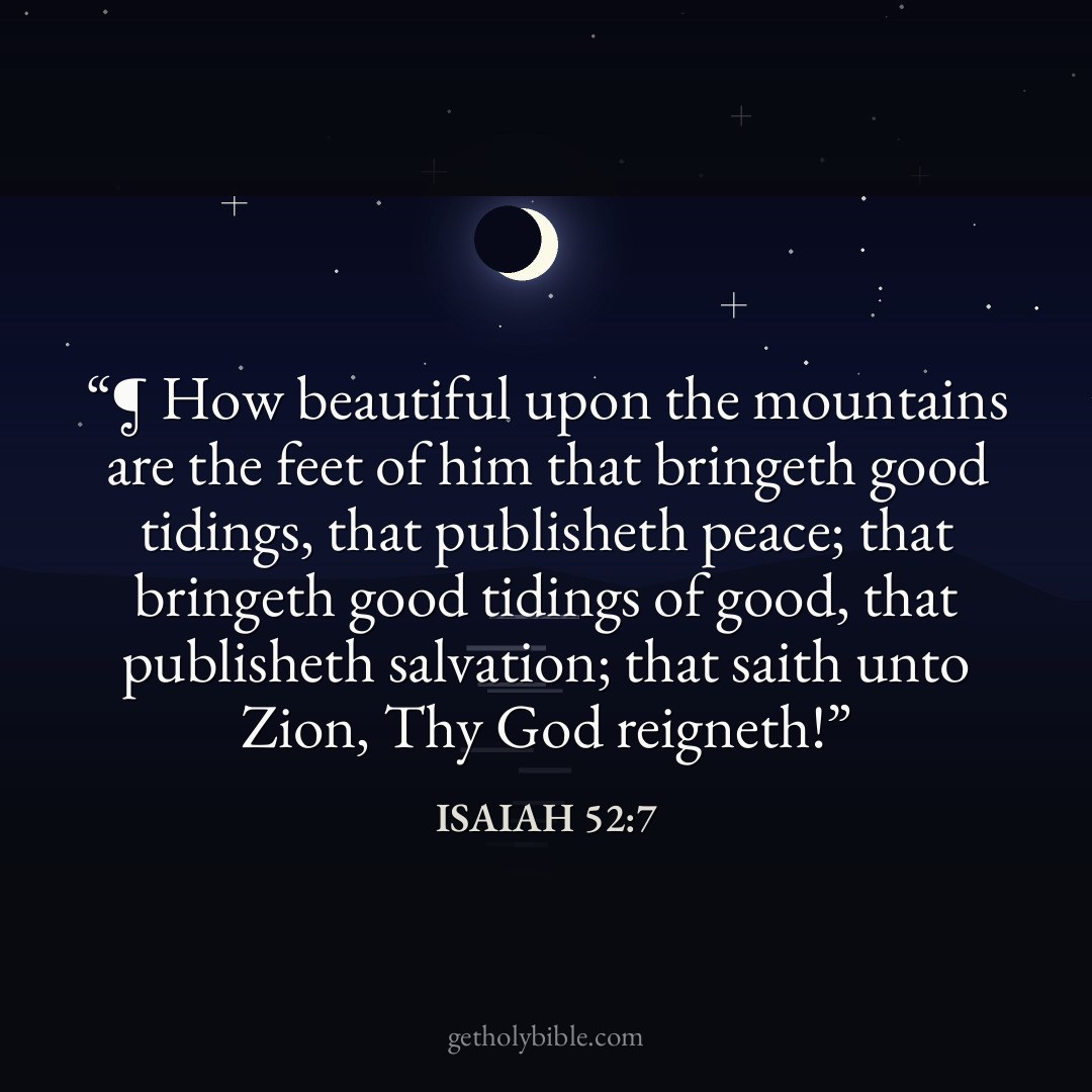 Verse of the Day — Isaiah 52:7