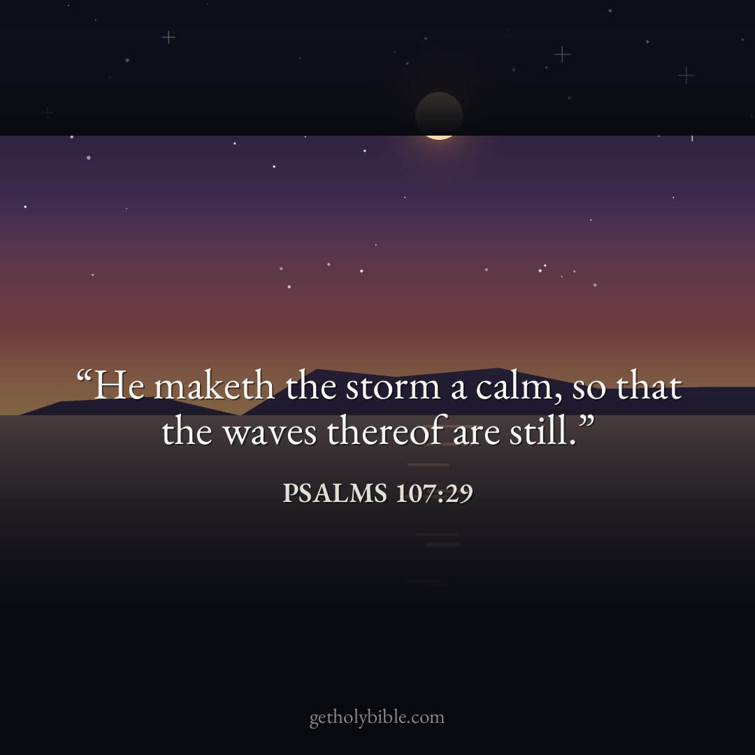Verse of the Day — Psalms 107:29