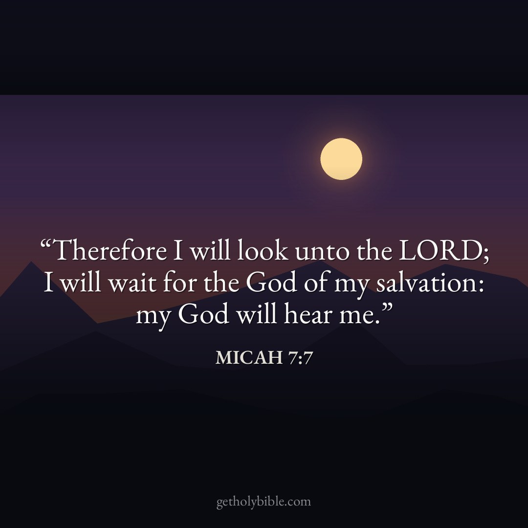 Verse of the Day — Micah 7:7