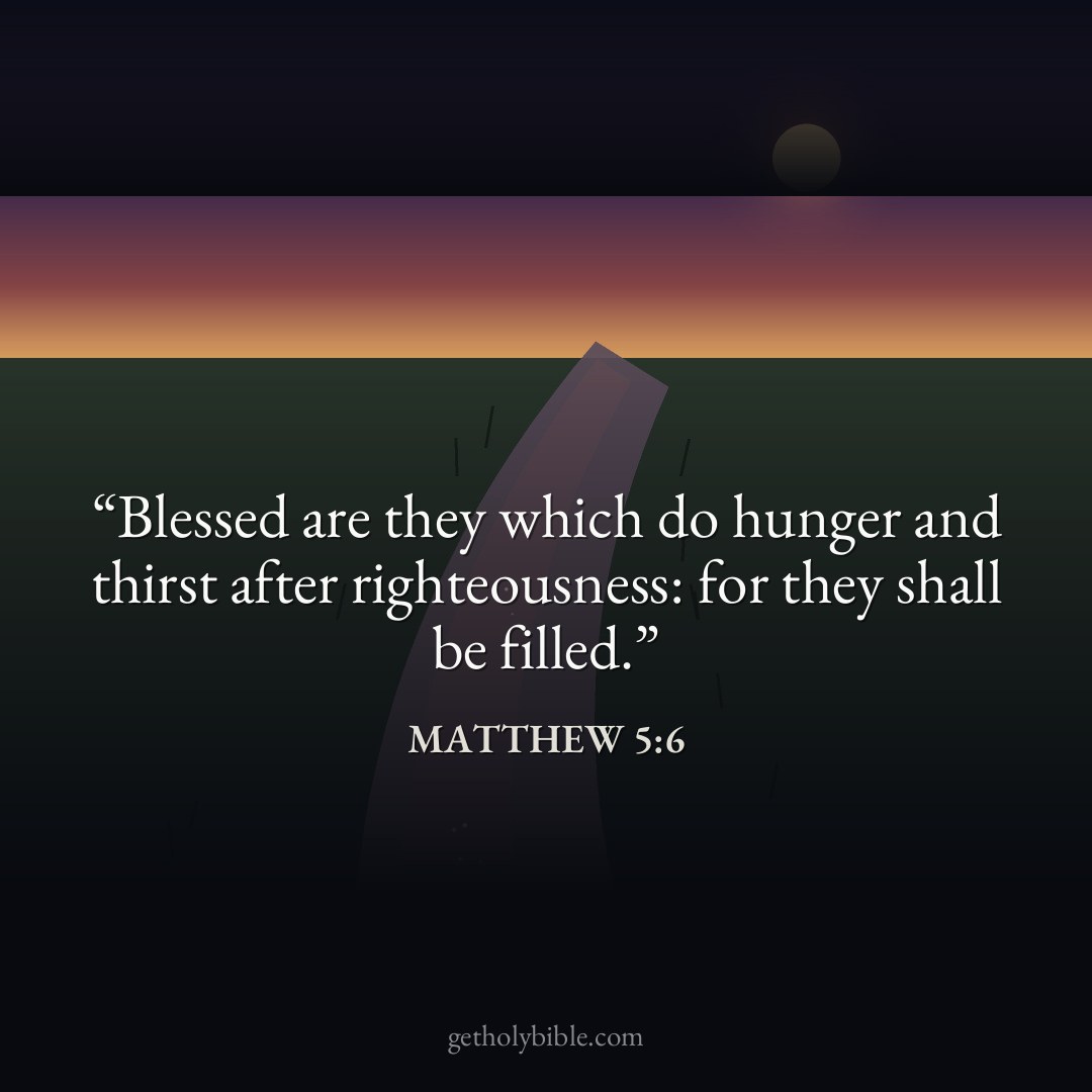 Verse of the Day — Matthew 5:6