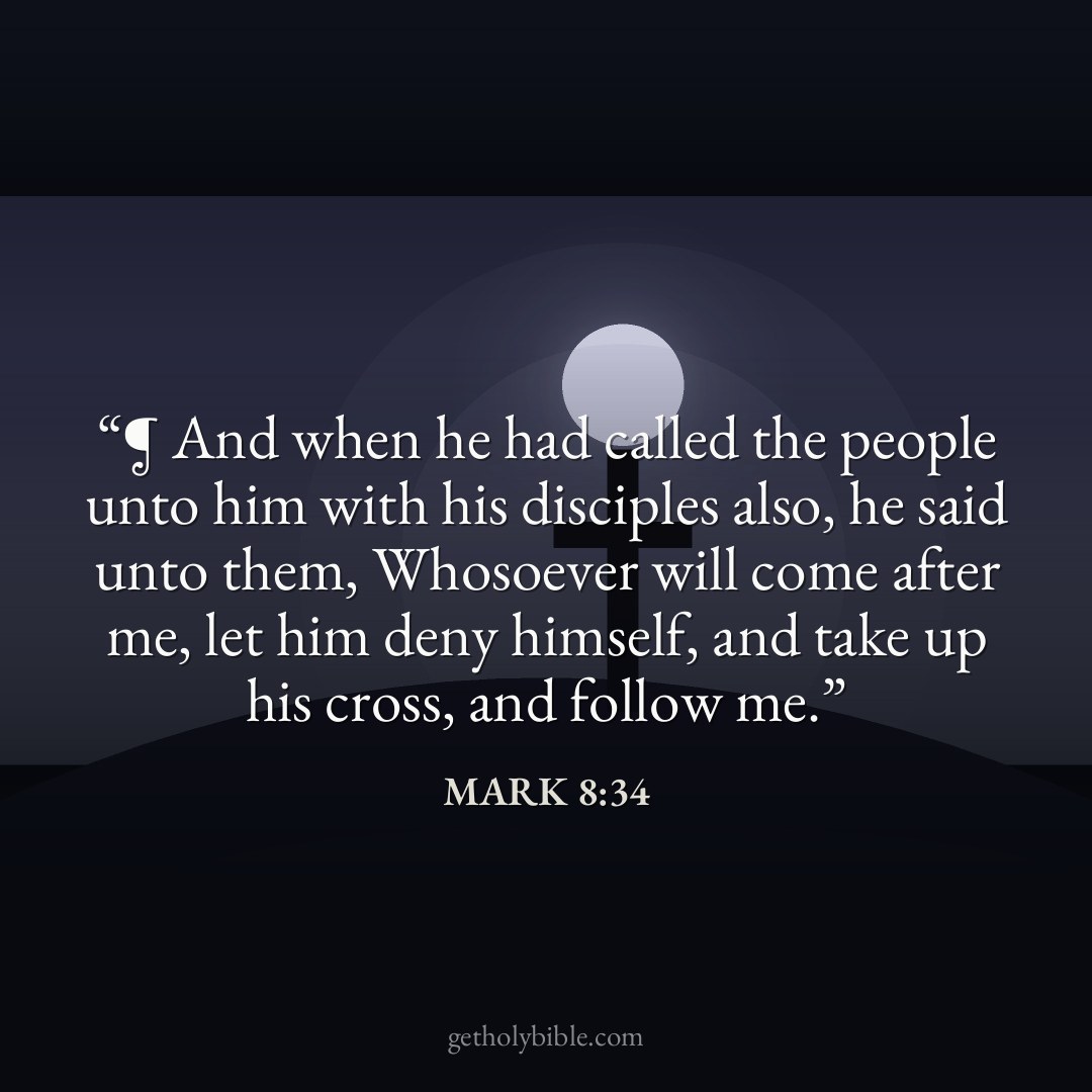 Verse of the Day — Mark 8:34