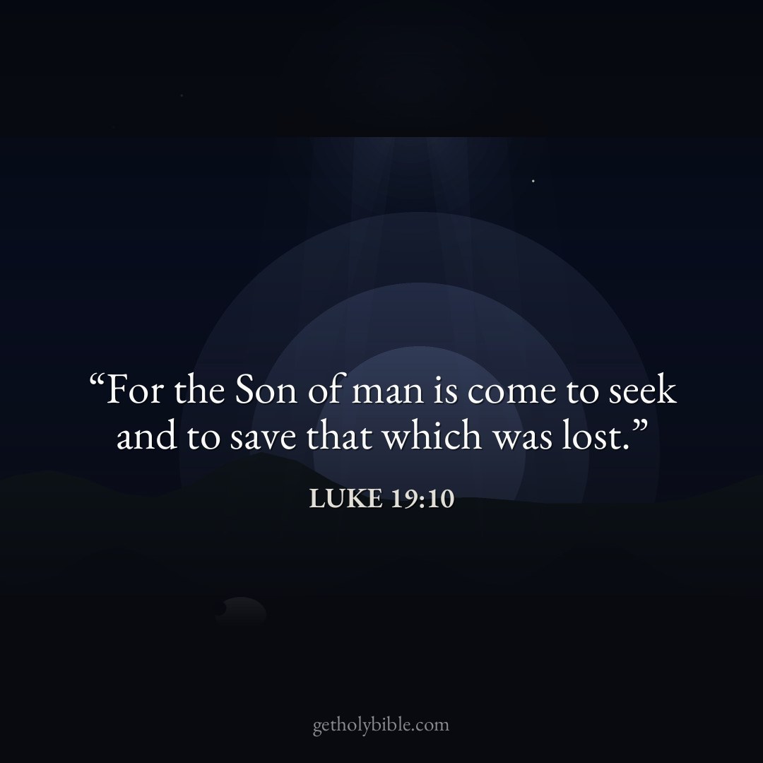 Verse of the Day — Luke 19:10
