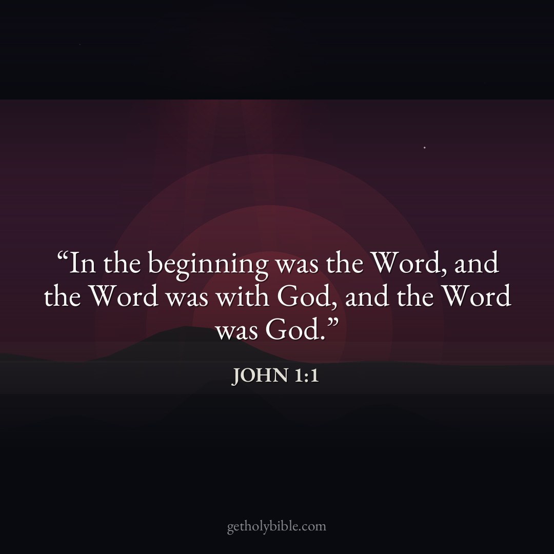 Verse of the Day — John 1:1