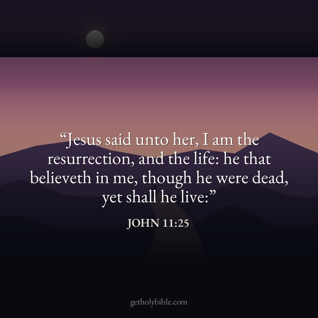 Verse of the Day — John 11:25