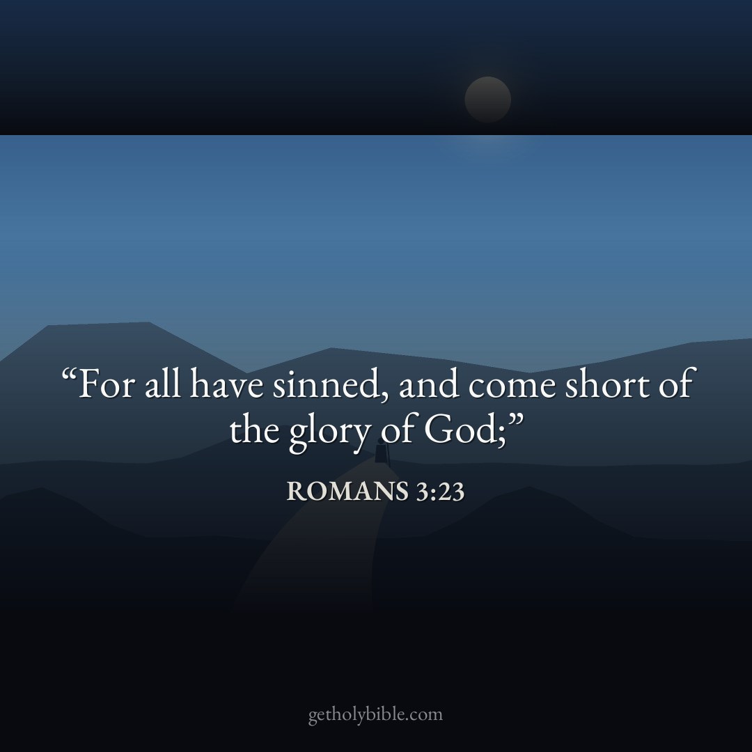 Verse of the Day — Romans 3:23