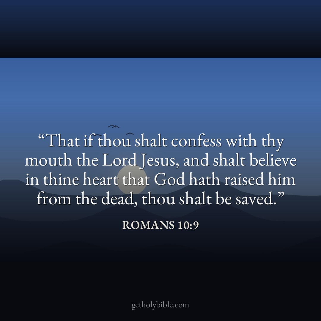 Verse of the Day — Romans 10:9