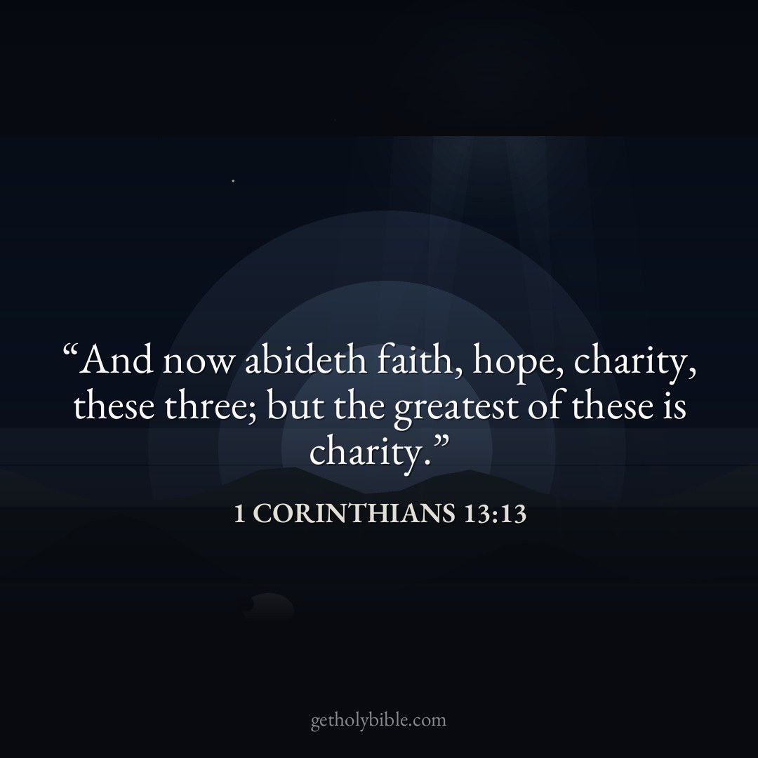 Verse of the Day — 1 Corinthians 13:13
