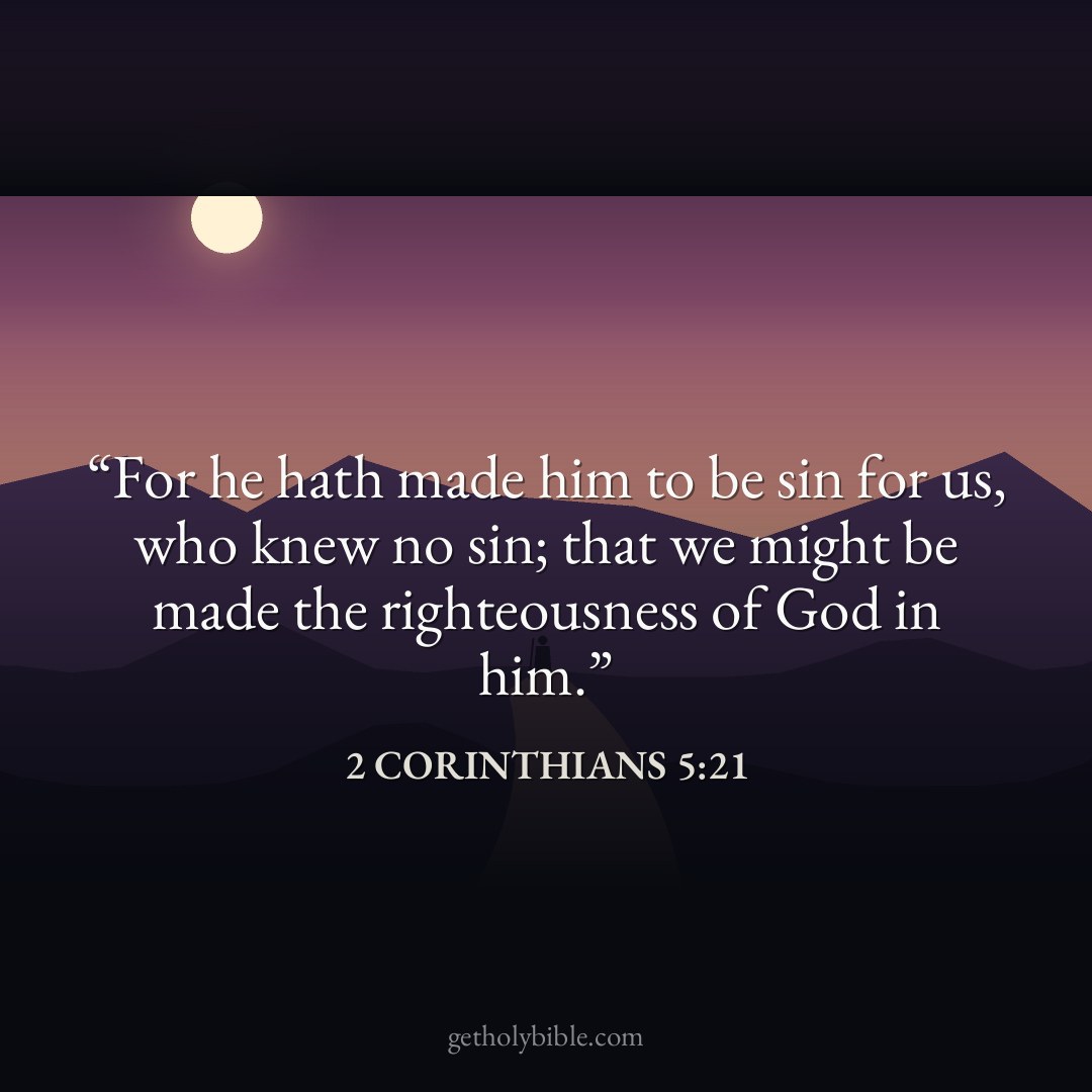 Verse of the Day — 2 Corinthians 5:21