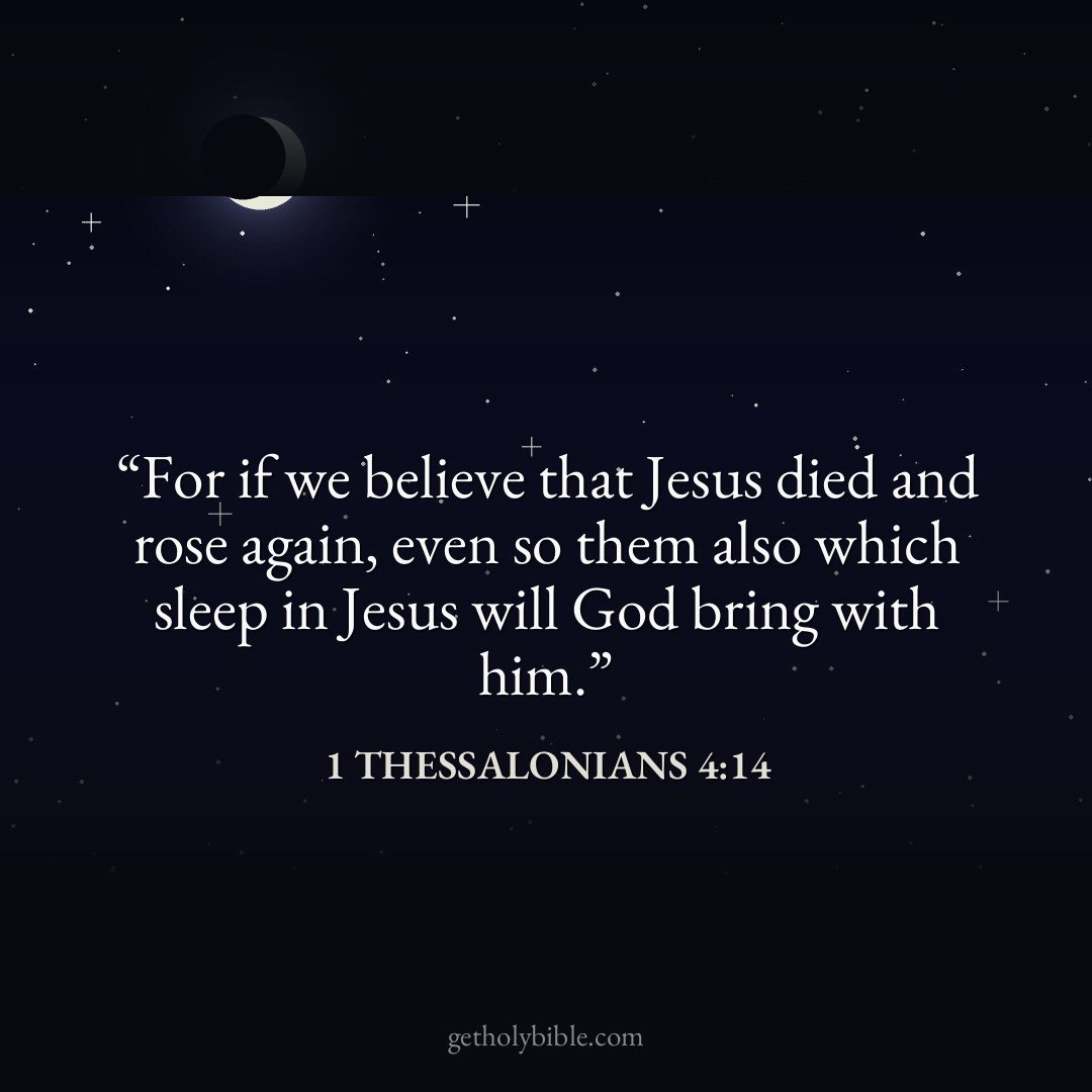 Verse of the Day — 1 Thessalonians 4:14