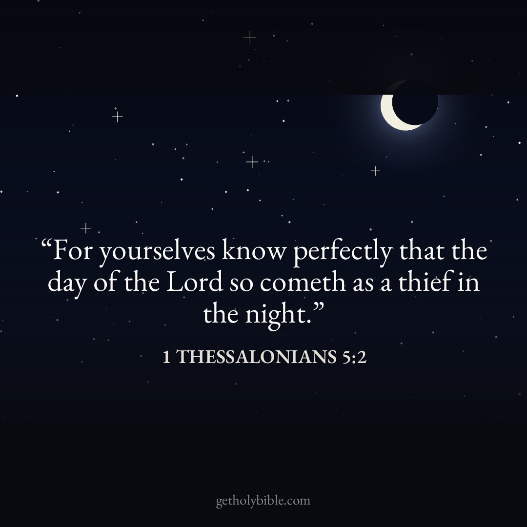 Verse of the Day — 1 Thessalonians 5:2