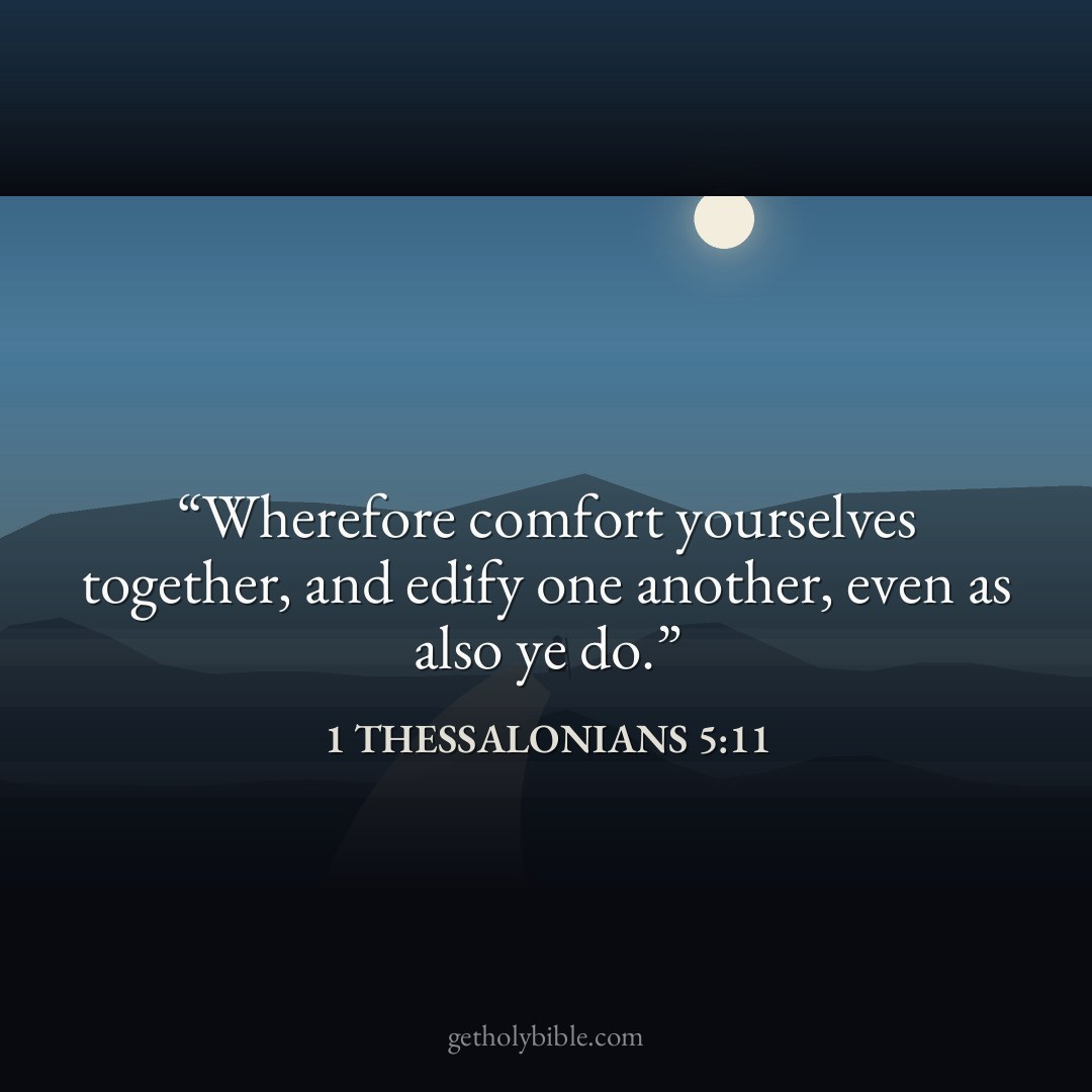 Verse of the Day — 1 Thessalonians 5:11