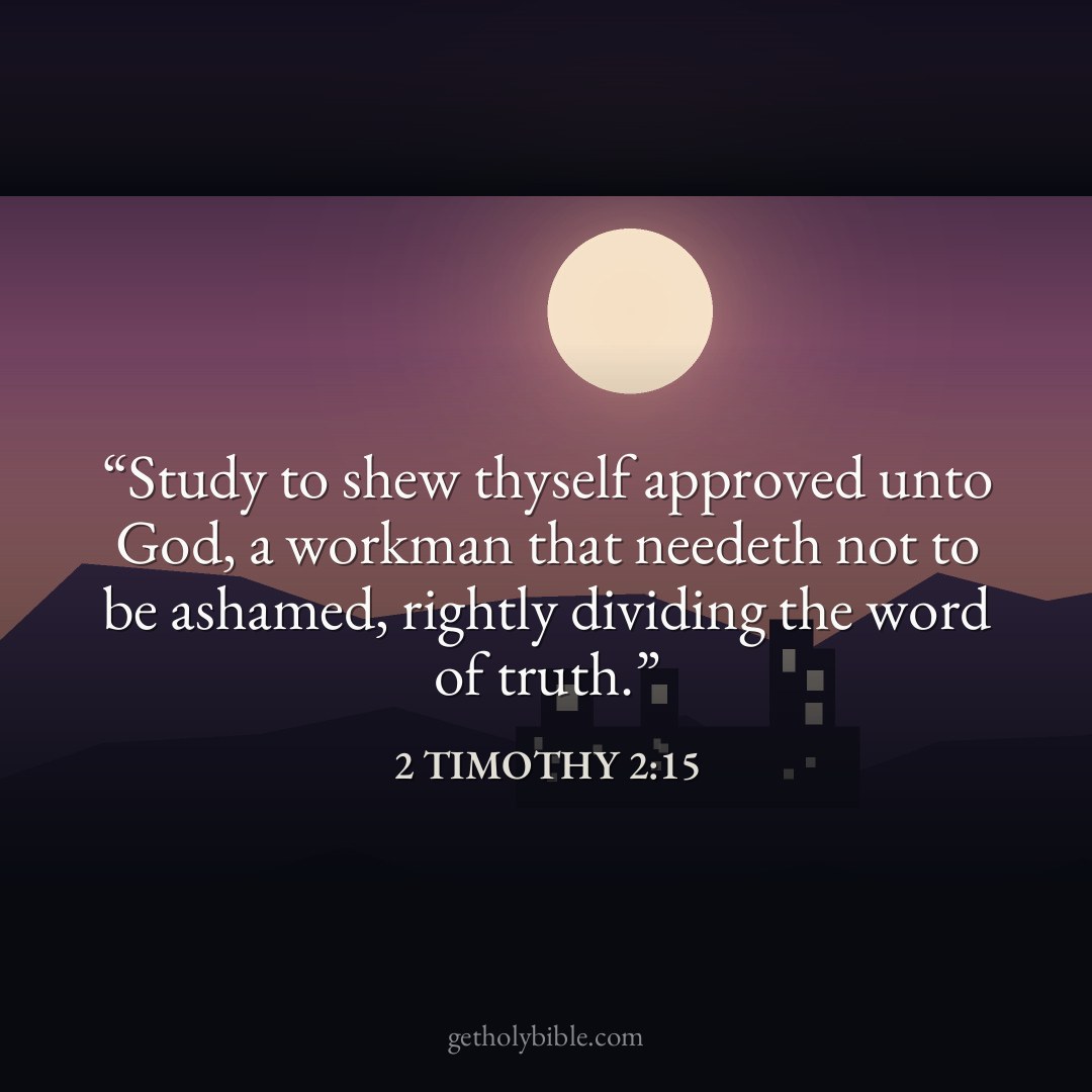Verse of the Day — 2 Timothy 2:15