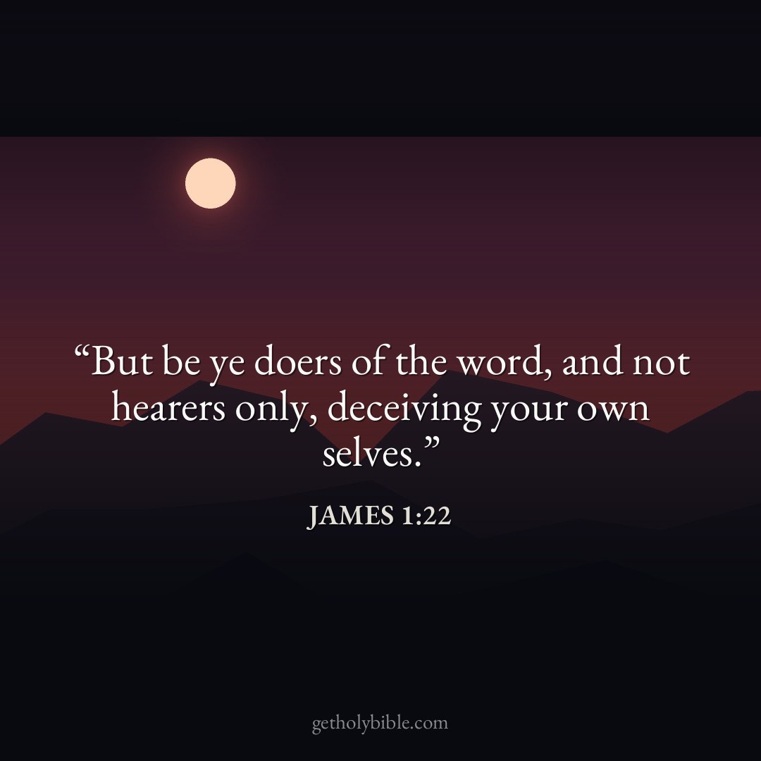 Verse of the Day — James 1:22