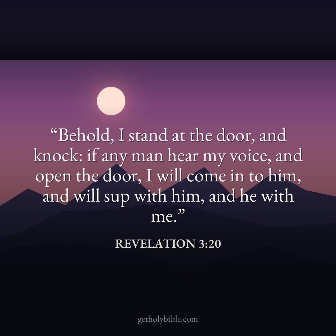 Verse of the Day — Revelation 3:20
