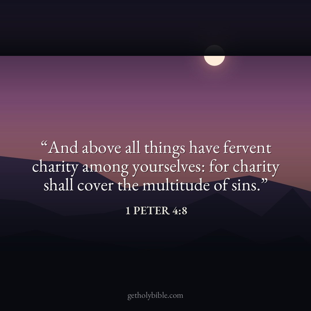 Verse of the Day — 1 Peter 4:8