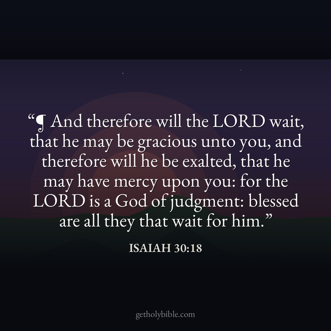 Verse of the Day — Isaiah 30:18