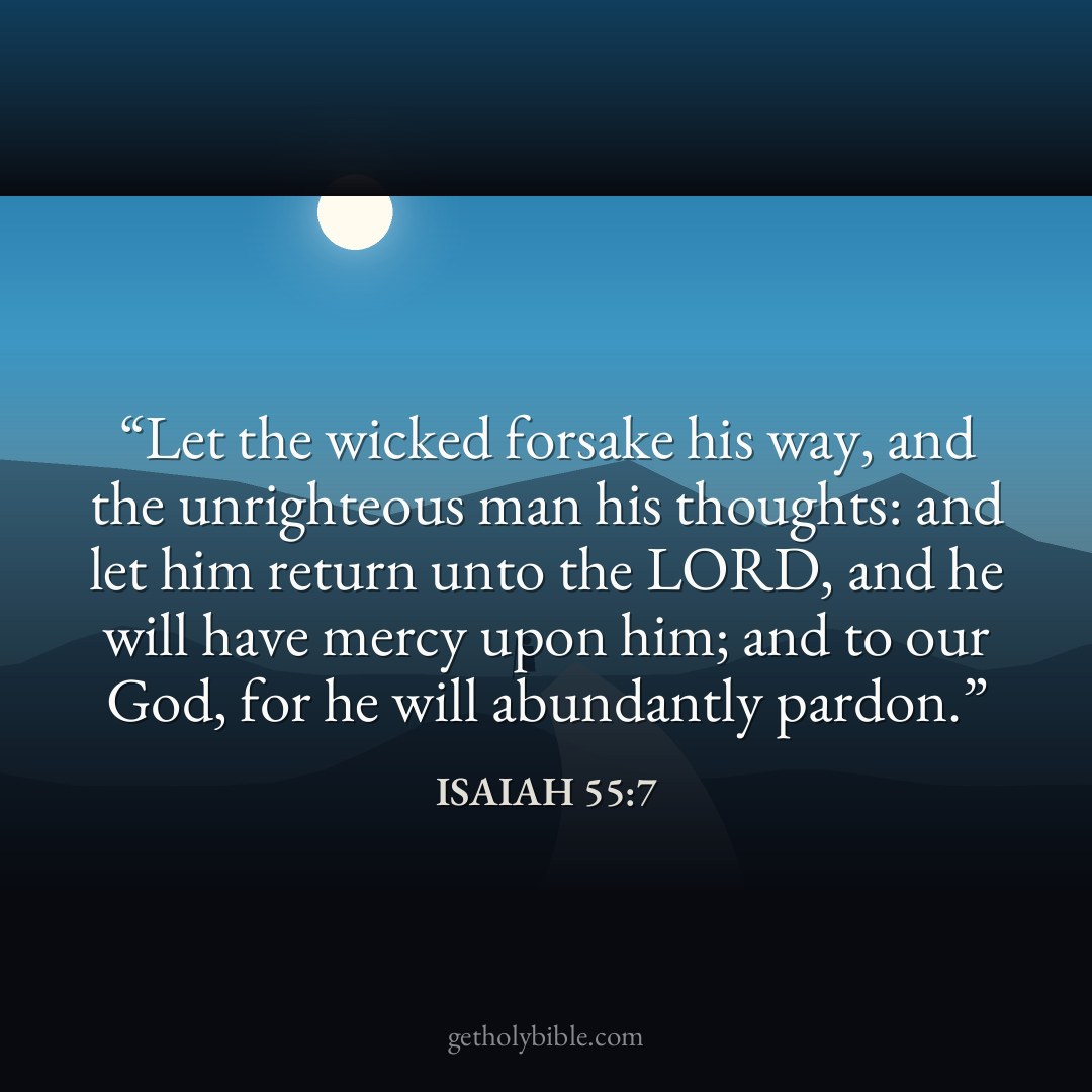 Verse of the Day — Isaiah 55:7
