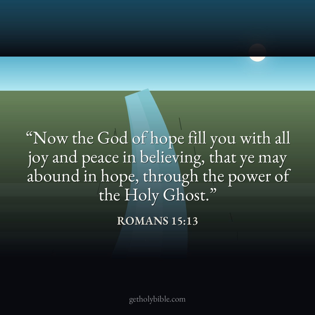 Verse of the Day — Romans 15:13