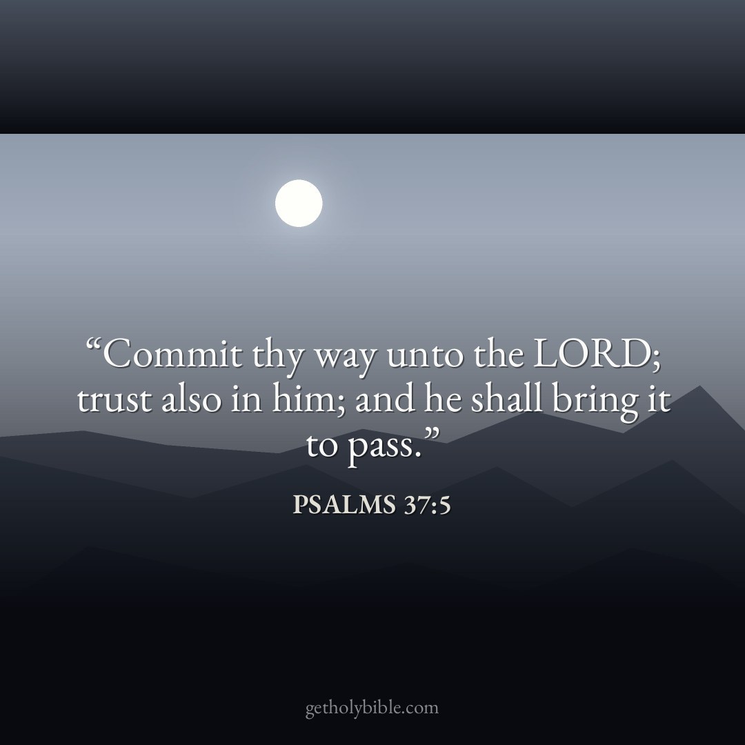 Verse of the Day — Psalms 37:5